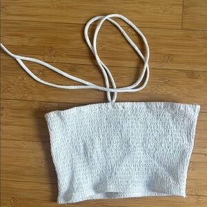 Universal Thread White Smocked Top